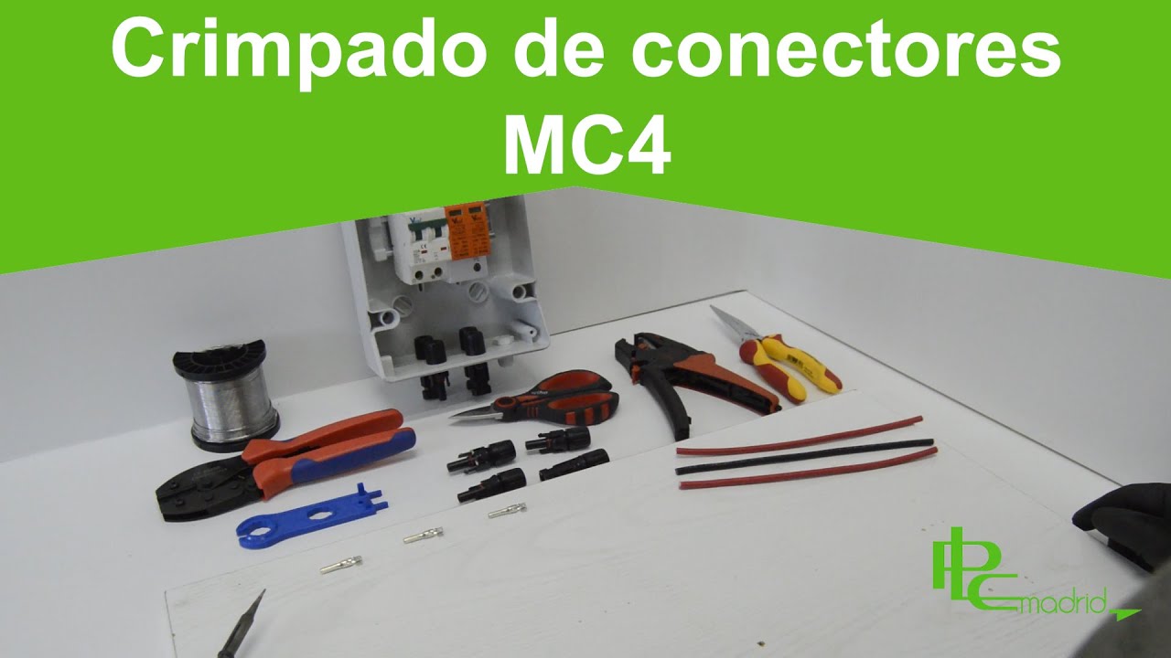 Herramienta de crimpado para conector MC4