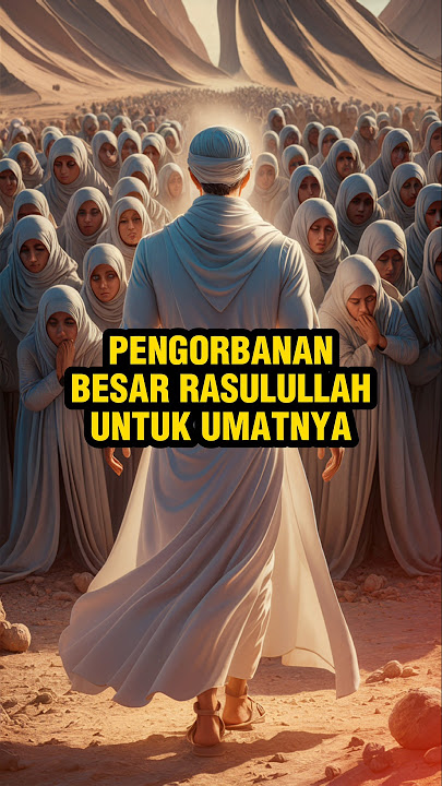 Pengorbanan besar Rasulullah SAW untuk umatnya 😭 #kisahislami