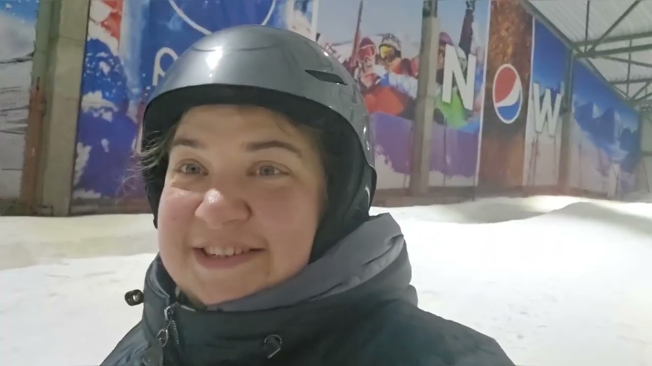 Крутая лыжная арена ,,Snow arena" в Друскининкай, Литва.