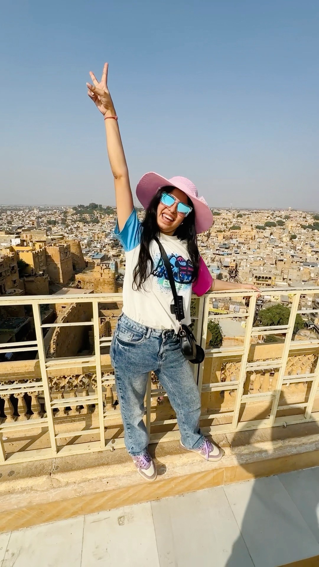 Jaisalmer View from Top ? Subscribe @Neelam_kukreja for full vlog #dushyantkukreja #shorts