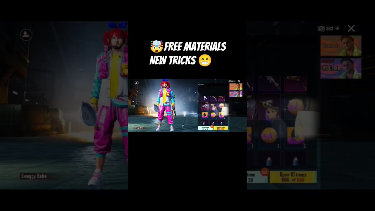 🤯get 5 material free.new trick.