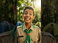 joven scout invita a aprender Esperanto
