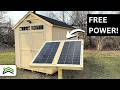 DIY Solar Powered Shed Setup