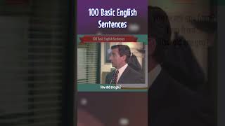 Learn English with TV series movies - 100 Basic sentences part 3