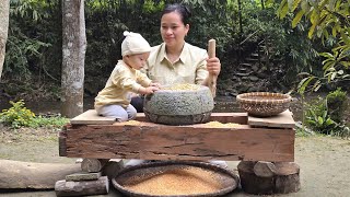 DIY Farming: Repairing The Millstone - Cooking Feed For Livestock and Redoing The Garden.