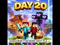 Minecraft One Block Survival Day 20 🔥 Huge Progress &amp; Epic Fight 😈💀