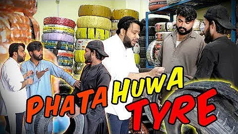 PHATA HUWA TYRE | By Nadir Ali | P4 Pakao | 2025 #p4pakao #viral #nadiralipranks #comedy #trending
