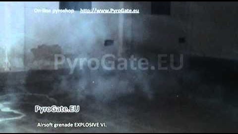 Airsoft grenade EXPLOSIVE VI. by PyroGate.EU