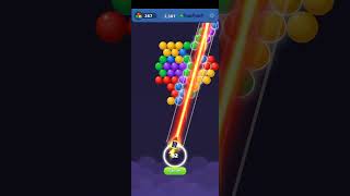 Bubble shooter game play with a noobra player 🎮🐐💮🌸🪷🌷🌺🥀🎊🎉🫛🍈🍐🍋‍🟩🍅📱🍦🍨🍪🍩🎧🐎 goat 1 screenshot 2