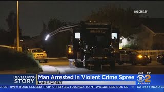 Man Arrested After Bizarre Crime Spree Through Lake Forest, Stabbing Woman