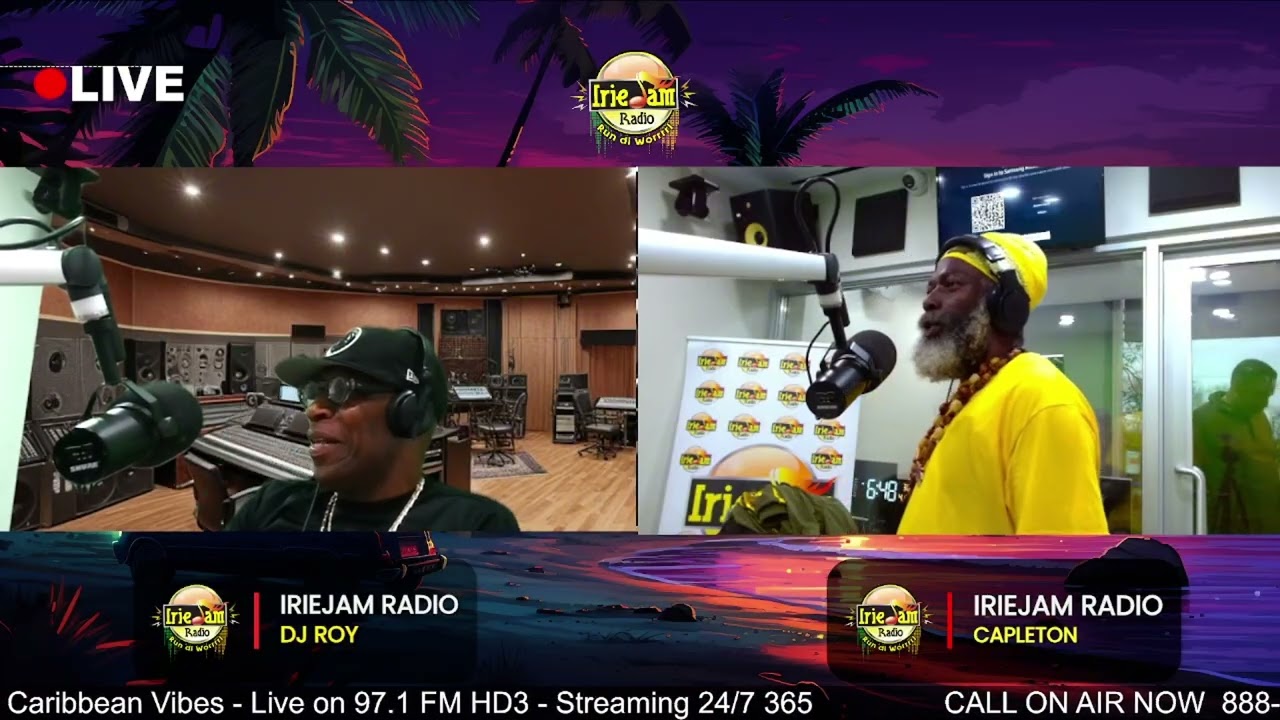 DJ ROY IRIE JAM RADIO INTERVIEWS CAPLETON THE FIRE MAN