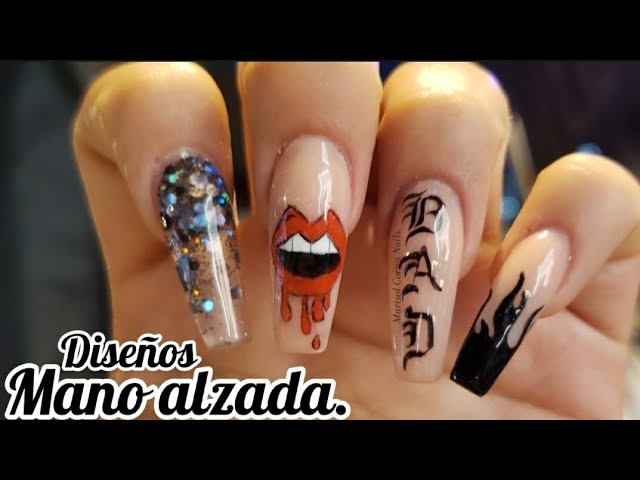 Plantillas Nail art Letras Góticas – Missmynails