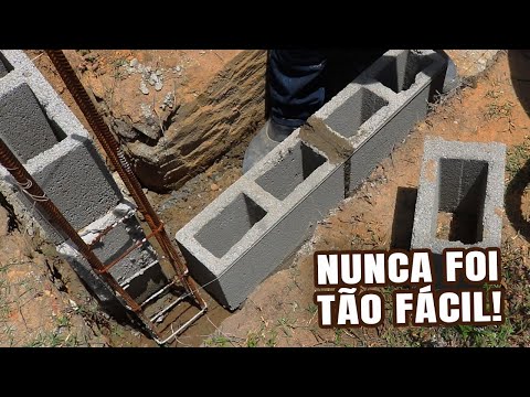 Vídeo: Como você constrói uma cerca de blocos de fundação?