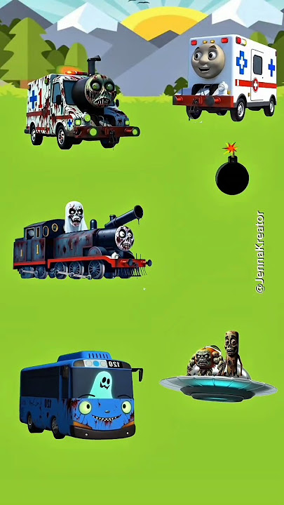 UFO Anomaly that makes Thomas and friends into zombies #upinipin #thomas #shorts #viral