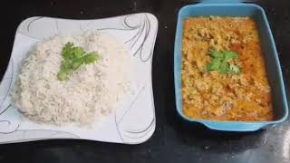 الدجاج بالكارى والأرز البسمتي المسلوق ?❤️?Chicken curry and boiled basmati rice