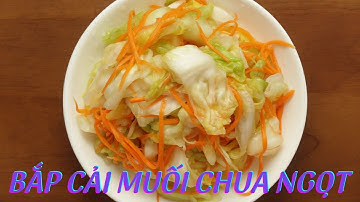 Cách làm Bắp Cải Muối Chua Ngọt giòn ngon đón Tết - Món Ngon Ngày Tết | Nữ Nhi Food 040
