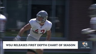 WSU releases first depth chart of season
