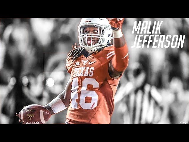 Malik Jefferson || Official Texas Career Highlights class=