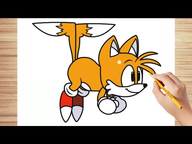 Hoje vamos aprender a desenhar o Tails! Legal né? ✍️ Assista o vídeo c