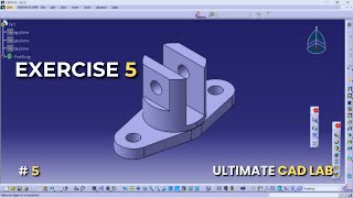 Famous CATIA V5 Basic 3D Model - Exercise 5 | Beginner Tutorial #catia #cad #catiatutorial #3ddesign #art Net Worth