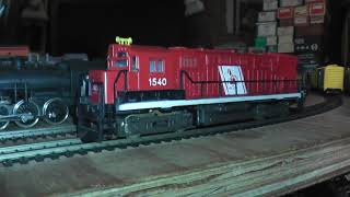 AHM HO ALCO Century 424 Central of New Jersey 1540 Locomotive Runs OnTrack Video