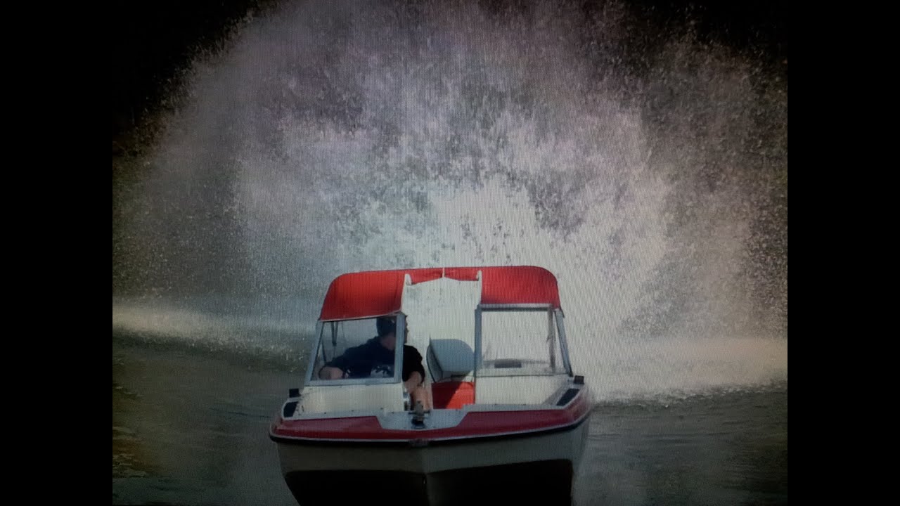 How to do a big rooster tail on a boat YouTube