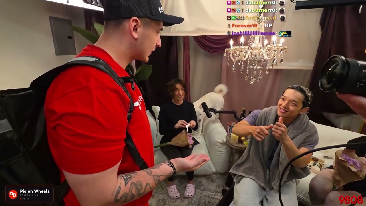 Lacy DELIVERS DOORDASH ORDER TO JasonTheWeen!