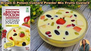 Brown & Polson Custard Powder Vanilla Review & Recipe | Brown & Polson Custard Powder