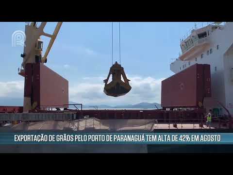 Exportação de grãos no Porto de Paranaguá cresce 42% em agosto | Canal Rural