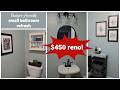 Budget-friendly basement BATHROOM UPDATE / From drab to fab for $450!!