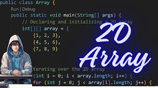 From Concept to Code: Navigating Two-Dimensional Arrays in Java || #java