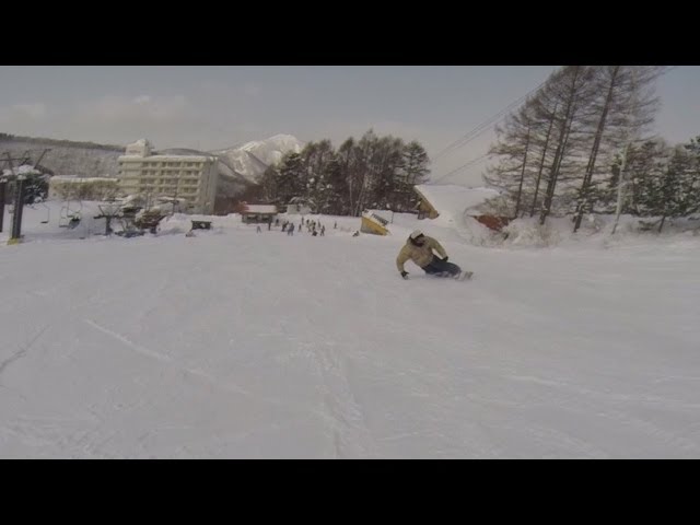 勘違いできるからやってもらいたい スノーボード動画 竜王シルブプレ 24