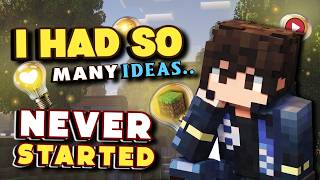 I Had So Many Ideas… But I Never Started #minecraft #minecraftstory #learningprogress #startnow