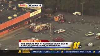 7-15-14 645a Sanford Dairy Bar Fire