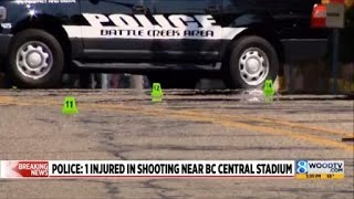 Police: 1 shot near Battle Creek Central stadium