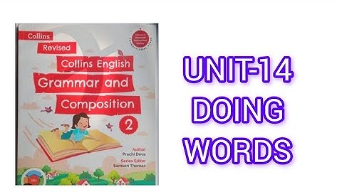2nd standard solution revised  english grammar Chapter-14 Doing words