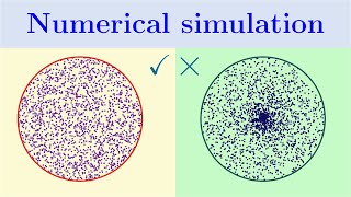 The numerical simulation is NOT as easy as you think! - Average distance #2