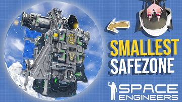 This Ship Fits Inside The Smallest Possible Safezone, Space Engineers Ultra-Efficient Store Ship