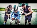 LKW ziehen! Bodybuilder VS Strongman VS Radprofi