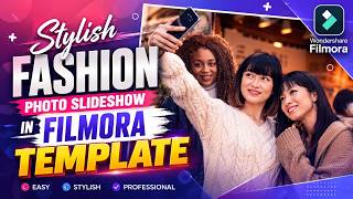 Filmora Template—Fashion Photo Slideshow in Filmora | Stylish Page Turn