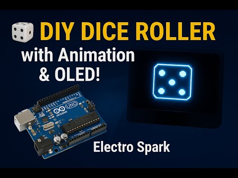 DIY Digital Dice Roller with Arduino & OLED | Real Dice Face Animation!