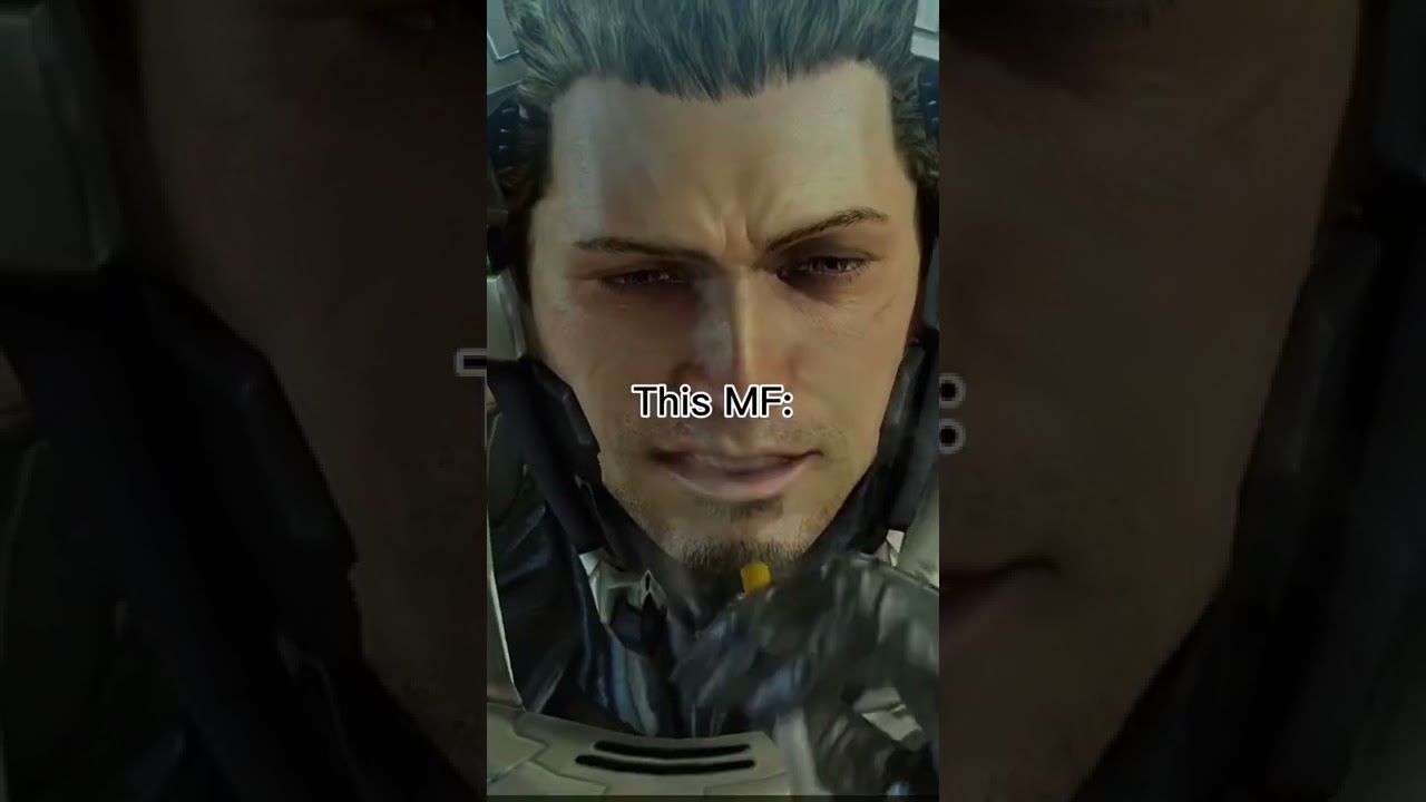 When everyone is afraid in Vanquish…