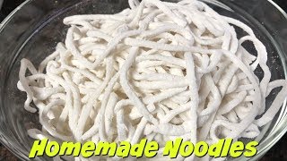 Homemade Fresh Noodles Soup