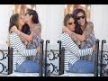 Former CBB stars Patsy Kensit and Cami Li playfully kiss and cuddle as they hang out in London