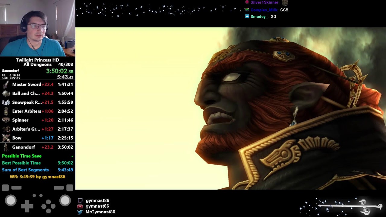 Twilight Princess HD All Dungeons Speedruns