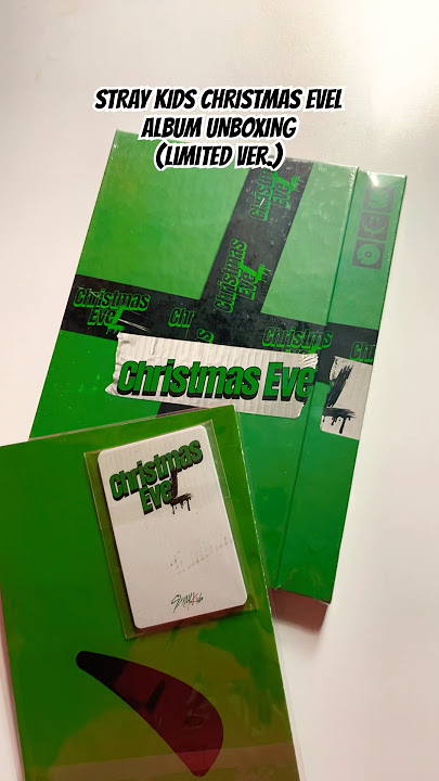 Stray Kids Christmas Evel album unboxing - Limited version #straykids #skz #christmasevel