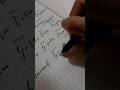 seraviee calligraphy #shorts #basic #simple #calligraphy #art #cursive #lettering #handlettering