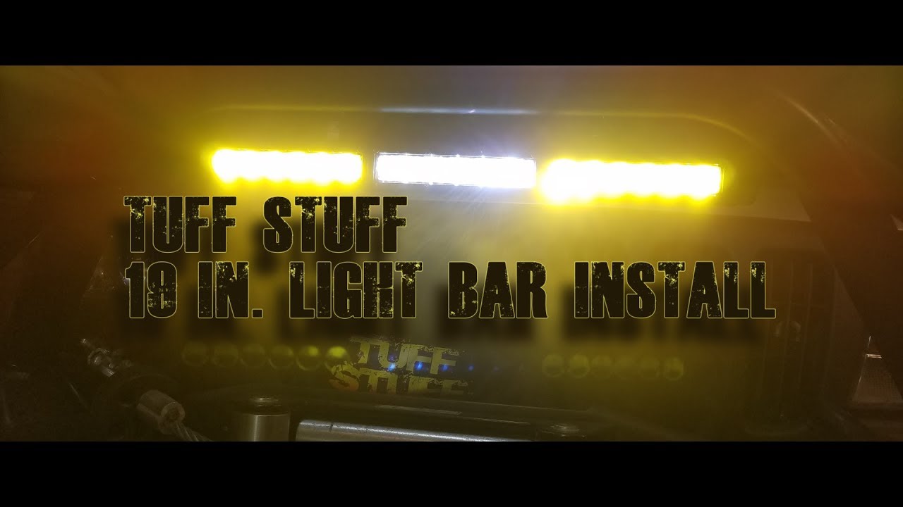 1999 JEEP WJ: Tuff Stuff 19" Light Bar Install