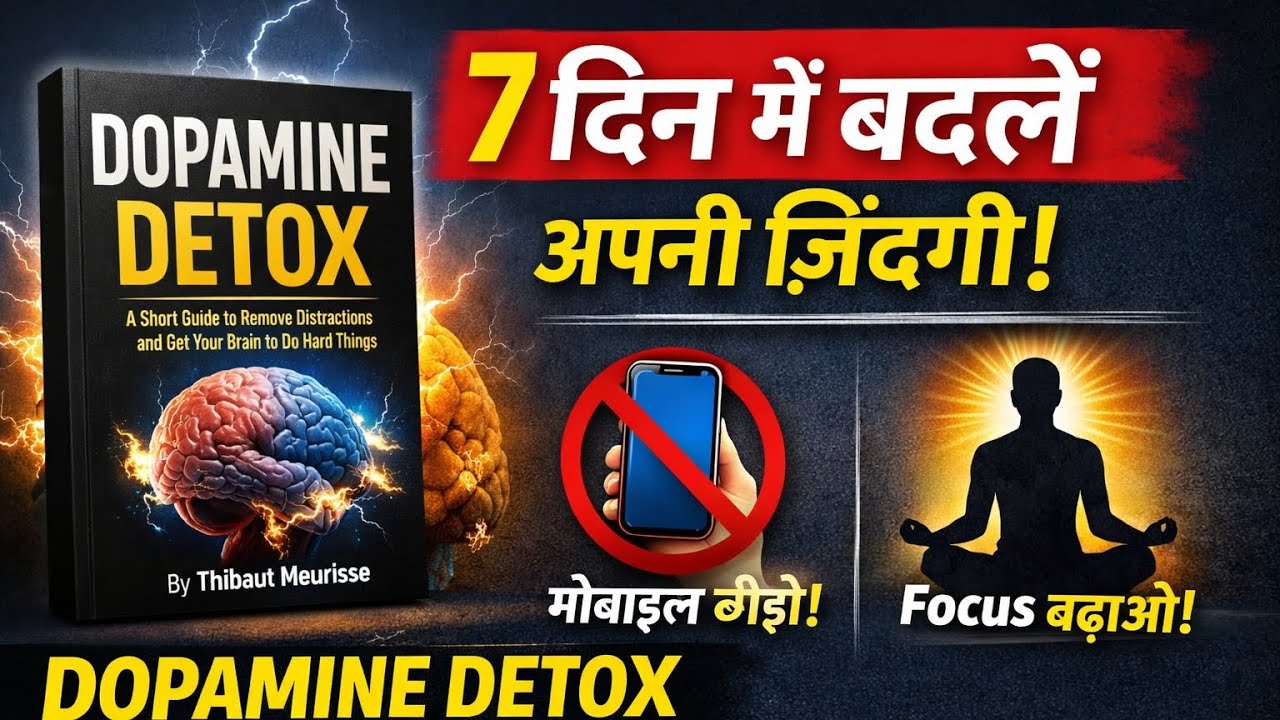 दिमाग को रीसेट कैसे करें? | Dopamine Detox Hindi Summary - YouTube