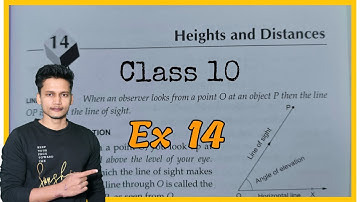 Class 10 EX 14 Q16 to Q20 Height and Distance | Chapter 14 | RS Aggarwal  Rajmith study